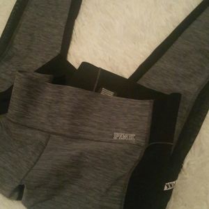 VS leggings sheer patches on front only